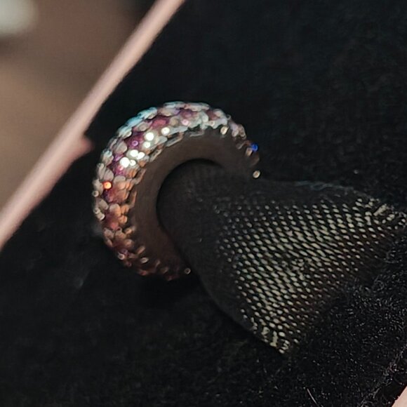 Authentic Retired Pandora Inspiration Within Spacer with Pink Zirconia - 791359P - Picture 4 of 5